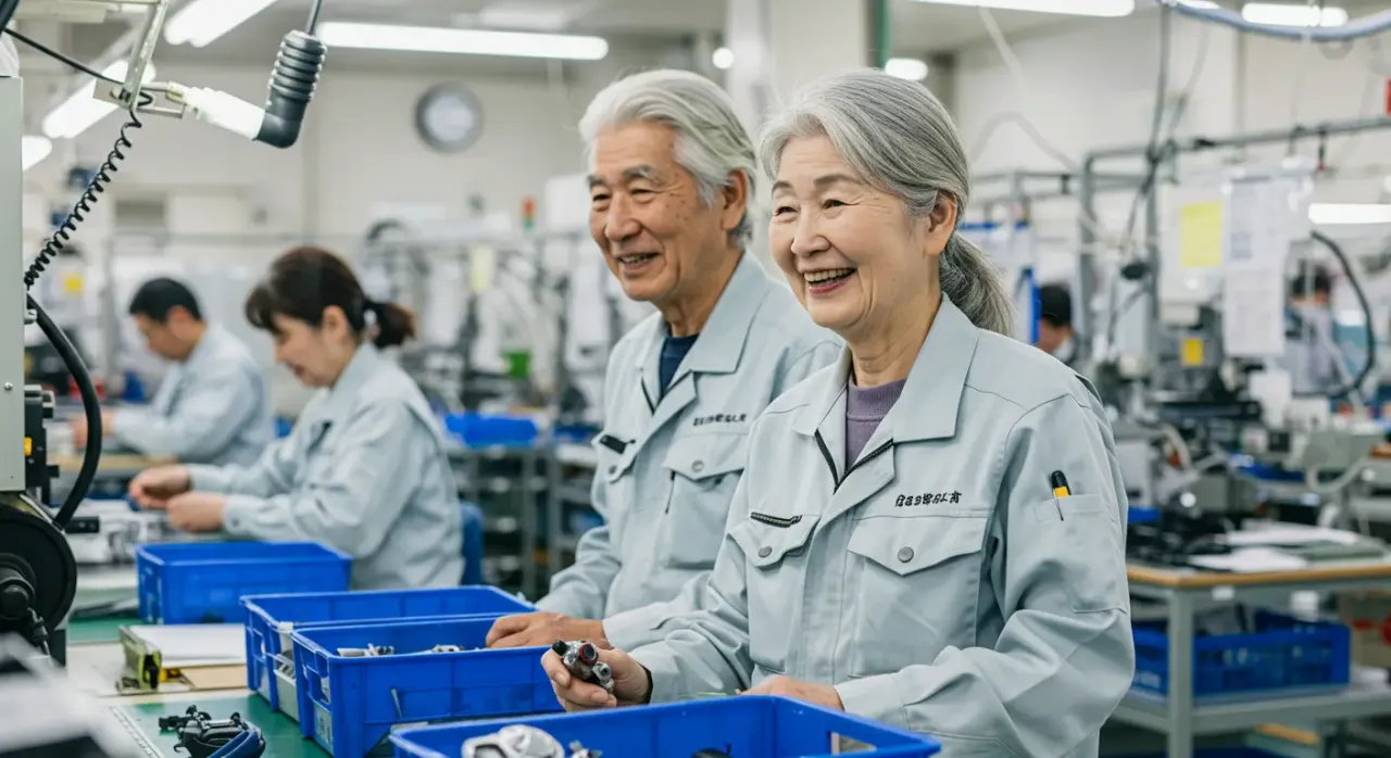 人手不足を支える高齢者の雇用